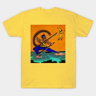 Ninja Monkey vs Bandit Banana T-Shirt